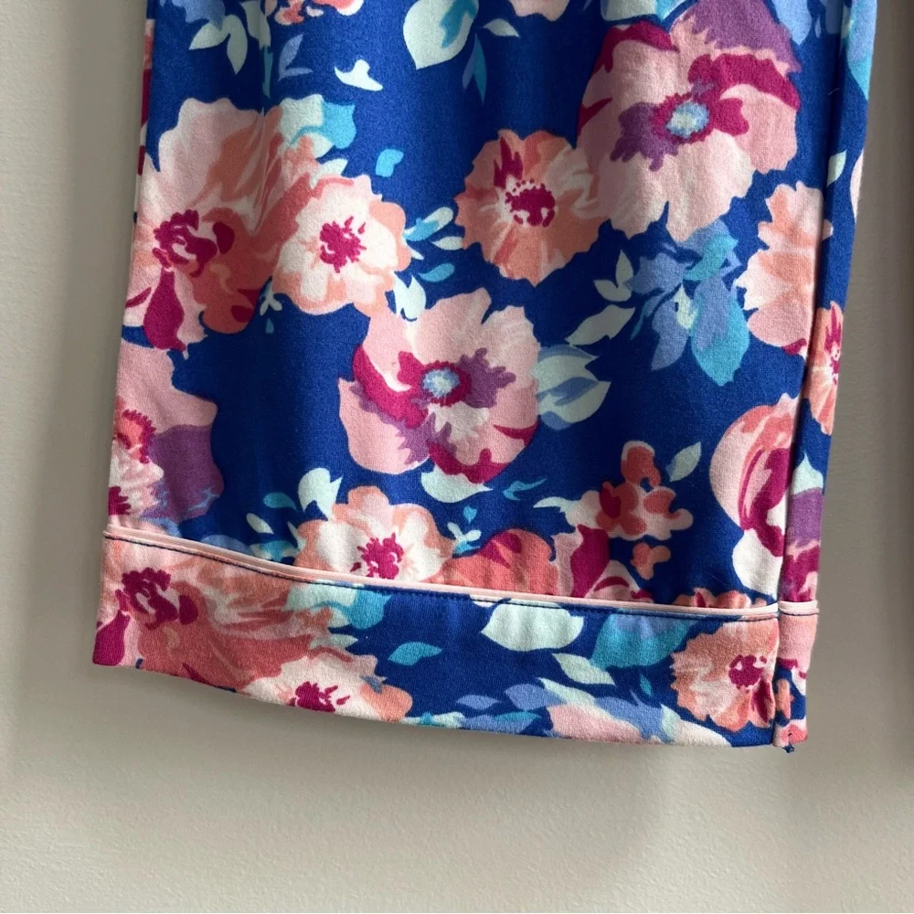 [flora nikrooz] gabriella floral print pajama pants blue L